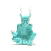 THREE TIDES TATTOO G-3 soft vinyl toy atmos AQUA BLUE GID ver 22SP-I From JP z44