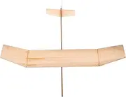SOPOTUTU DIY Wooden Airplane Kit Kid Hand Thrown Glider Plane Model 3D Paintable Wood Craft Toy for Play Outdoor Activities Parent Child Interaction