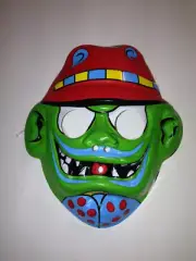 Vintage Collegeville Classic weirdos Hot rod davey Halloween mask NOS