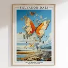 Salvador Dali Butterfly Wallpaper, Dali Wall Art, Surreal Art