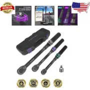 Professional Click Torque Wrench Set, 20-240 in.lb with Quick Release Features