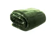 Laura Hill 800GSM Heavy Faux Mink Blanket Double-Sided Queen Size Soft Plush Bed Throw Rug 220 X 240cm - Green