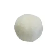 Auskin The Kallista Sheepskin Ball Soft Cushion Sofa Pillow 28cm Off White