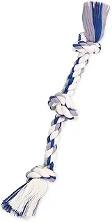 Flossychews 20068F Three Knot Tug Bone, X-Small (Mini), Beige
