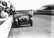 Lord Earl Howe Leslie Callingham, Alfa Romeo 6C Sport 1930 Racing Old Photo