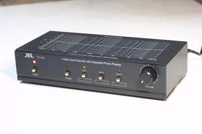 TCC TC-754 Phono Preamp w/ 3 AUX Inputs; BLACK VERSION