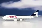 JC Wings 1/400 747-400F Airplane TF-AMM Astral Aviation