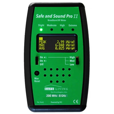 Safe and Sound Pro II Microwave RF Meter WILL MEASURE 5G - 11 PAGE TRAINING DOC