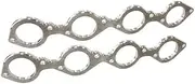 Aeroflow Header Flanges Set 2-1/4" Round Port Fits BBC