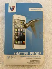 Shatter Proof Tempered Glass Screen Protector for iPhone 5C or 5S Free Shipping!