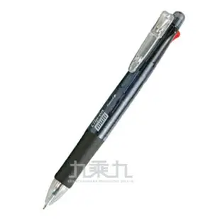 ZEBRA 4色原子筆0.7+自動鉛筆 - 黑桿【九乘九購物網】