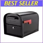 Contemporary Large Locking Mailbox with Dual Access - 1534 Cubic Inch Capacity