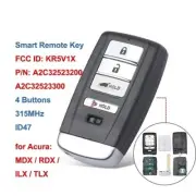 Smart Remote Car Key Fob 315MHz PCF7953X ID47 Chip for Acura FCC ID: KR5V1X