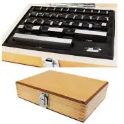 5-3/4''L 36 Pc Rectangular Steel Gage Block Set Grade B Space Block Harden Gauge