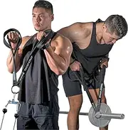 Bells of Steel Tricep Rope RocIT Tricep Pull Down Attachment, Gym Cable Attachments, Tricep Rope Cable Attachment