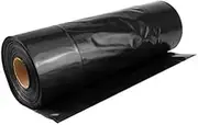 Livingstone Bin Liner LDPE Flat Seal Garbage Bag, Black, 145 cm x 114 cm Size, 240 Litre Capacity (100 Pieces Set)