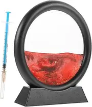 ERINGOGO Moving Sand Ornament Quicksand Painting Decor for Relaxing Office and Home Creative Flowing Sand Art Frame