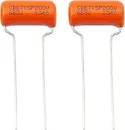 CDE Sprague Orange Drop Capacitors Tone Caps Polypropylene .068uF 715P 683J 200V for Guitar or Bass (Set of 2)