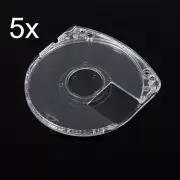 5PCS Clear Transparent UMD Game Disc Case Shell Cover For Sony PSP1000/2000/3000