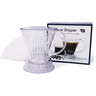 Clever Dripper聰明濾杯 Tritan款 S號300ml/L號500ml 含濾杯蓋 置杯墊 100入濾紙