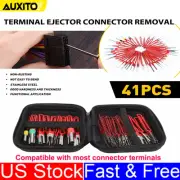 41X Red Pin Extractor Tool Terminal Ejector Connector Removal Set Protective Bag