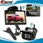 Wireless 12-24V IR Reversing CCD Camera + 5" Rear View Monitor For Caravan