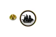 pins pin's badge metal lapel hat button boat ship