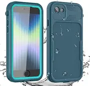 AICase iPhone SE 2022 Waterproof Case, iPhone SE 2020/iPhone 8/7 Waterproof Case, Dustproof, Shockproof, IP68 Certified, Fully Sealed Waterproof Mobile Phone Case for iPhone SE 2022/2020/8/7