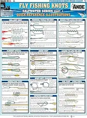 Fly Fishing Knots #7 (Saltwater Series #1) - Waterproof Guide to 15 Essential Fly Knots | Portable & Built to Last | Double-Sided Easy to Read Diagrams | Fishermen's Fly Fishing Knot Tying #7