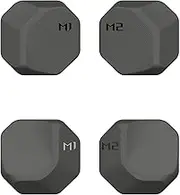 Skull & Co. Back Button Enhancement Set for ROG Ally X, Improvement Button Protection Kit for ROG Ally X - Black, 4pcs