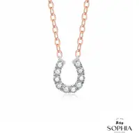 在飛比找PChome24h購物優惠-SOPHIA 蘇菲亞珠寶 - 水滴之心 14K雙色(玫瑰金+