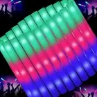 115Pack LED Foam Sticks Glow Sticks Bulk with 3 Modes Colorful Flashing New Year