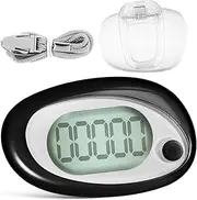 Kisangel Walking Pedometer Accurate Pedometer Portable Step Counter Pocket Pedometer Large Screen Pedometer Step Pedometer Hiking Walking Counter Fitness Pedometer Step Trackers Plastic
