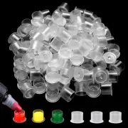 Tattoo Ink Caps Medium - 1000Pcs Tattoo Cups 14mm Disposable Tattoo Ink Cups ...