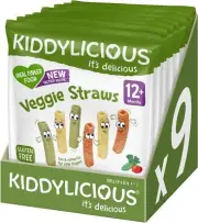 New Veggie Straws 12g Pack of 9 New Tastier Recipe |AU Free And Fast Shipping