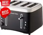 Addison 4-Slice Toaster, Dual Browning Controls, Defrost & Reheat, Wide Slots, M