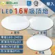 【HappyBright 樂亮】LED 16W 輕快拆吸頂燈 星空/星鑽/和風 單入(全電壓 防水燈具 浴室燈 陽台燈 房間燈)