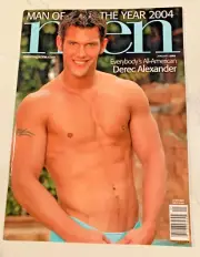 Advocate MEN Magazine Jan 2005 All American Derec Alexander Man of the Year