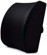 Lumbar Support for Office Chair | Back Pillow for Car | Memory Foam Orthopedic Cushion | Provides Low Back Support Cushion