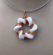 18 Spiral Torus Active Resonance Coil, Orgone Torsion Fields Generator Necklace