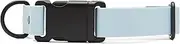 FABLE Signature Collar - Lightweight, Waterproof, & Durable Dog Collar - Coated Webbing Collar with Aluminum Buckle - Easy On/Off & Re-Sizing - Easy to Clean - Light Blue - Extra Small