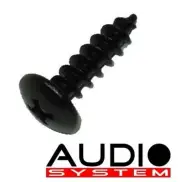 Audio System Screw 5x20 mm Countersunk Screws in Black Anodized 100 Pieces
