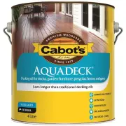 Cabot's Aquadeck DECKING OIL 4L MERBAU Exterior Water Based UV Protection
