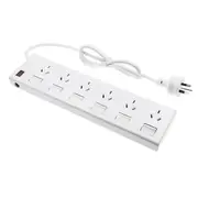 6 Outlet Power Board Overload Protection Individual Switch With 1M Cable