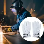 Gardening Gloves with Wrist Closure PU Leather for Welding Planting Pruning