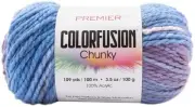 3 Pack Premier Colorfusion Chunky Yarn-Cotton Candy 1174-08