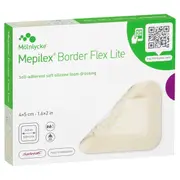 [Molnlycke] Mepilex Border Flex Lite Wound Dressing 581011 4cm x 5cm 10 Pack