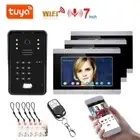 TUYA Video Intercom WIFI RFID Door Phone System with 7 Inch Monitor Remote APP