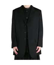 wool blazer M black