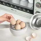 Quick Egg Shape Microwave Egg Steamer Professional Egg Cooker Dormitory